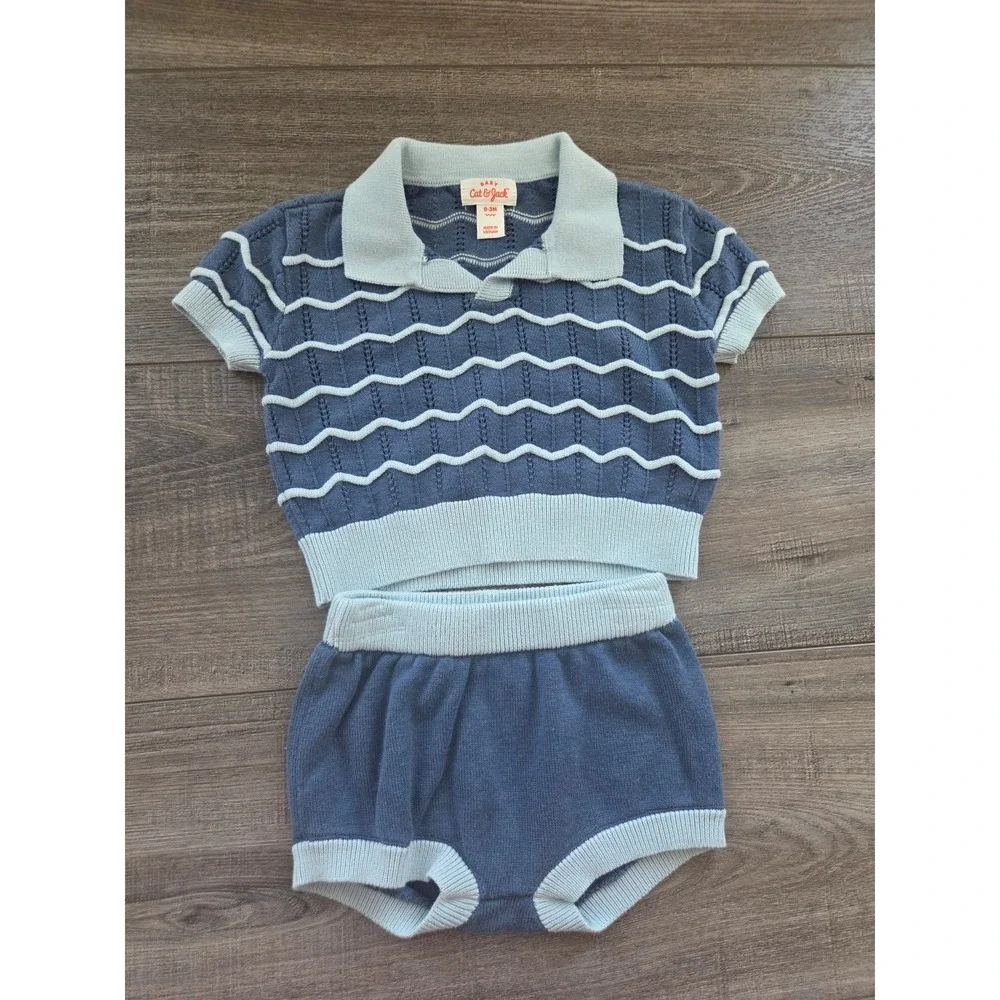 Cat and jack‎ baby boy set 0-3 mos